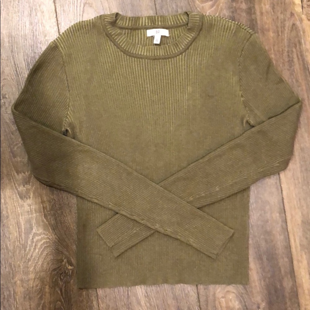 BP Green Ribbed Sweater S